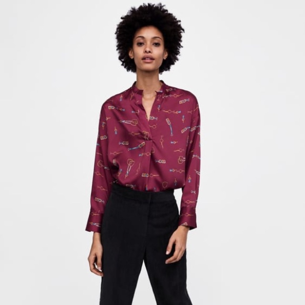 CHAIN PRINT SHIRT